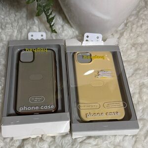 Heyday Black and Tan Phone Case Set for iPhone 11